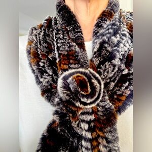 Rabbit Fur Scarf